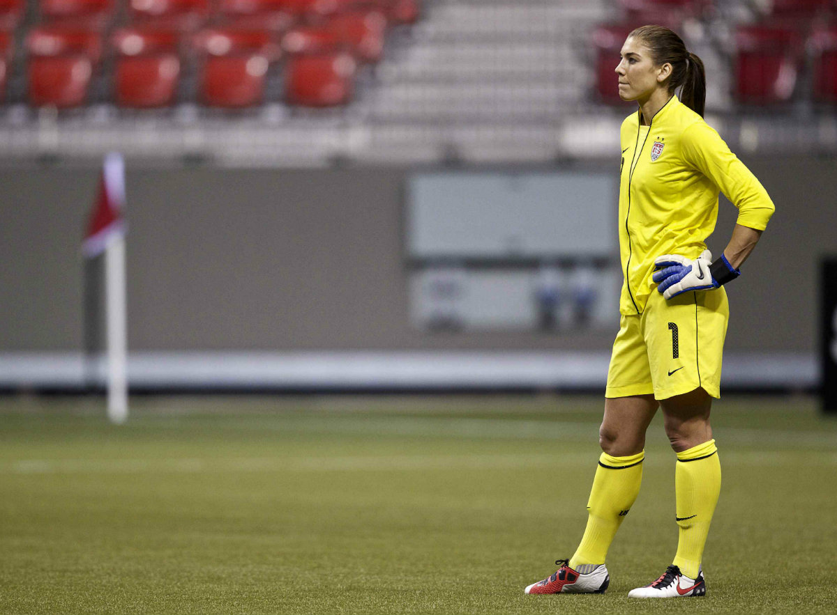 Hope Solo, portera de la seleccion femenil de Estados Unidos