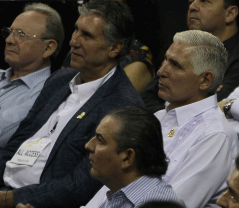 El empresario Fernando Maiz acudió al festejo.