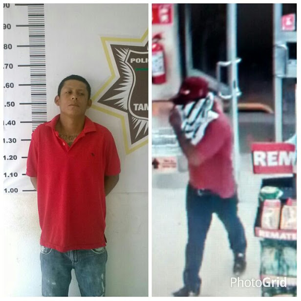 El delincuente había sido captado por las cámaras de seguridad.