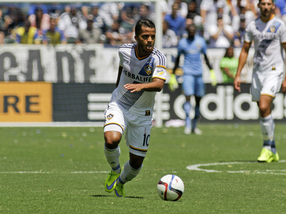 Giovani dos Santos con el LA Galaxy 