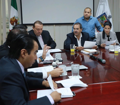 Integrantes de la Comisión de Medio Ambiente.