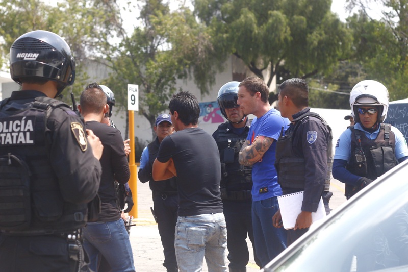 Jugadores de Puebla ocasionan movilización policíaca 