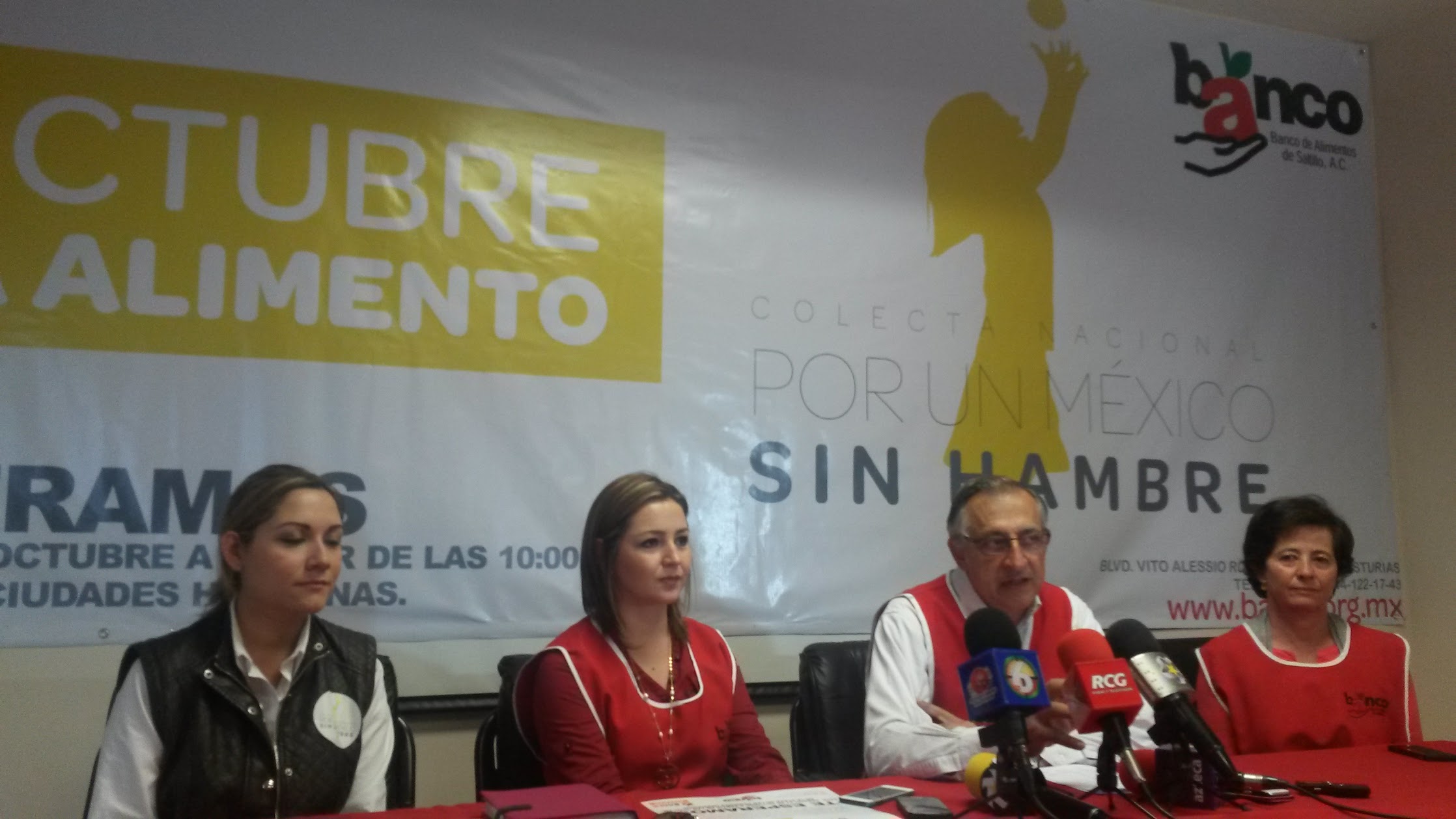 Presentación de la Colecta Nacional "Por un México Sin Hambre".
