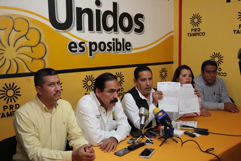 El presidente estatal del PRD, Alberto Sánchez Neri dio a conocer la noticia.