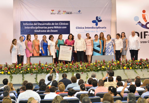 El gobierno de Tabasco abrió 17 clínicas para menores con Síndrome de Down.