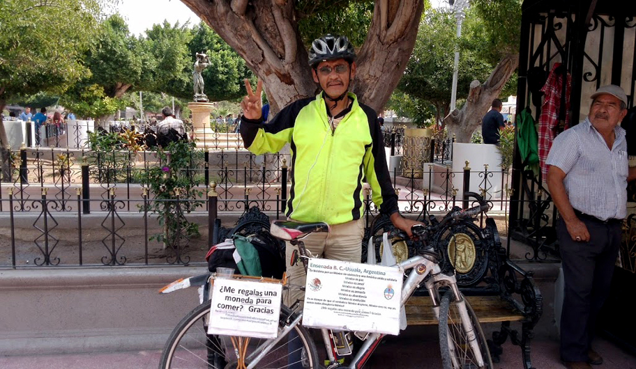 Jesús Márquez Martínez, cicloc activista por la paz.