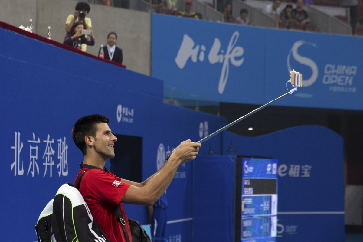 Novak Djokovic en el abierto de China 
