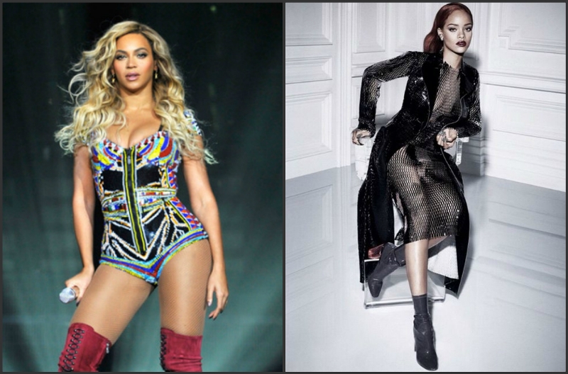 Beyoncé y Rihanna. 