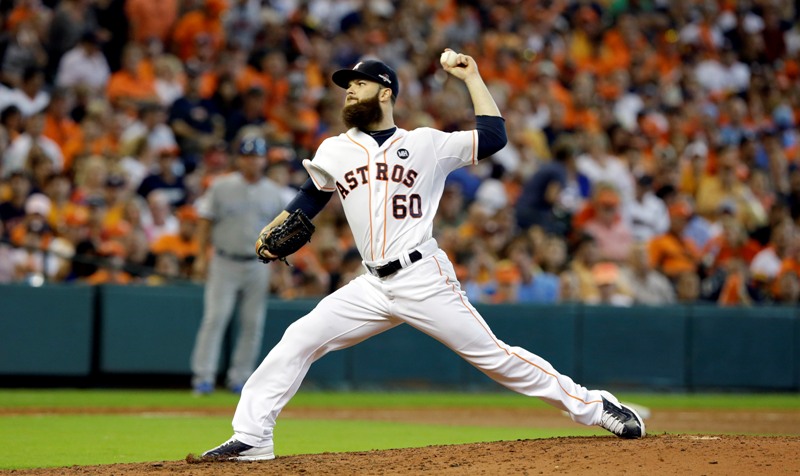 Dallas Keuchel, pitcher abridor de los Astros de Houston