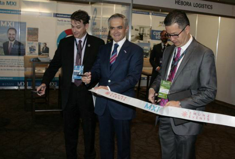 El jefe de Gobierno del Distrito Federal, Miguel Ángel Mancera, inauguró la Segunda Cumbre MX Infraestructure, de inmobiliarias y constructoras.