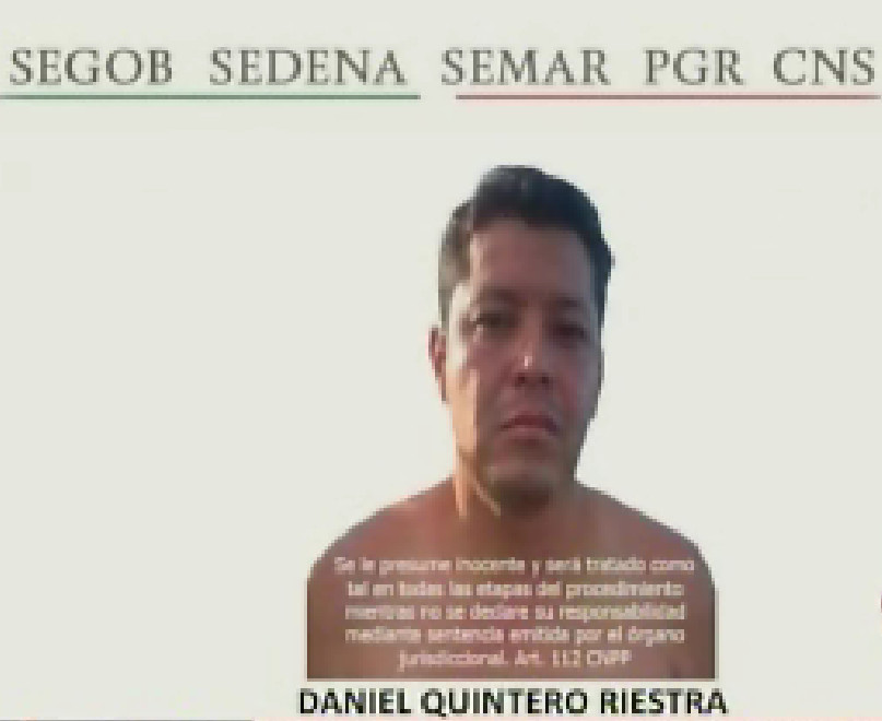 Daniel Quintero Riestra es el presunto líder de la plaza de Guadalajara del Cártel Jalisco. 