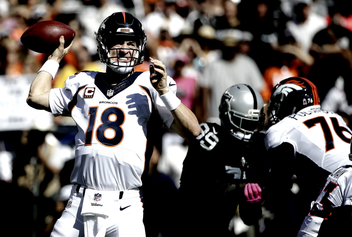 Peyton Manning, quarterback de los Broncos de Denver.