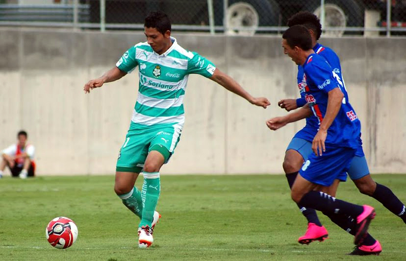 Santos Juvenil fue goleado.