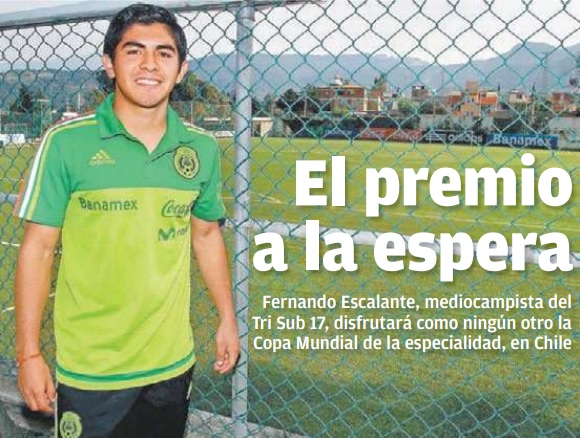 Sereno y sonriente, Fernando Escalante se visualiza en Chile 2015