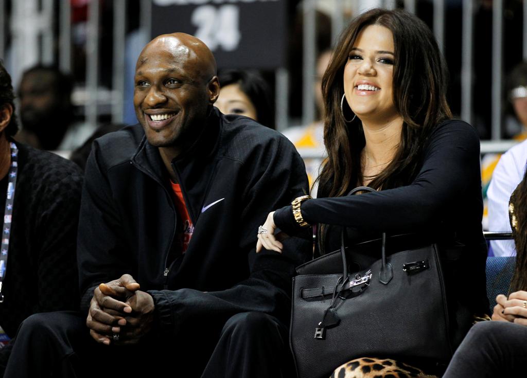 Lamar Odom con su ex esposa Kholé Kardashian