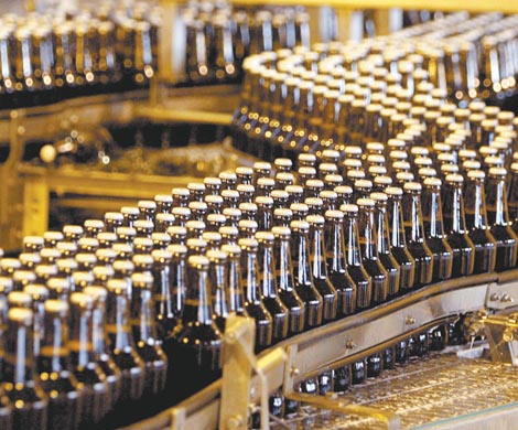 La fábrica de cerveza de SABMiller en Sudáfrica.