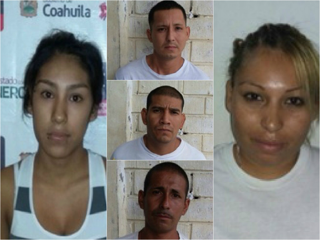Las cinco personas fueron internadas en el Centro de Reinserción Social, donde quedaron a disposición del Juez de la causa.
