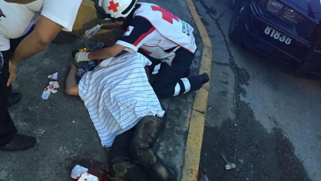 El accidente ocurrió en el cruce de Santos Cantú Salinas y Río Nazas, al sur de Monterrey.