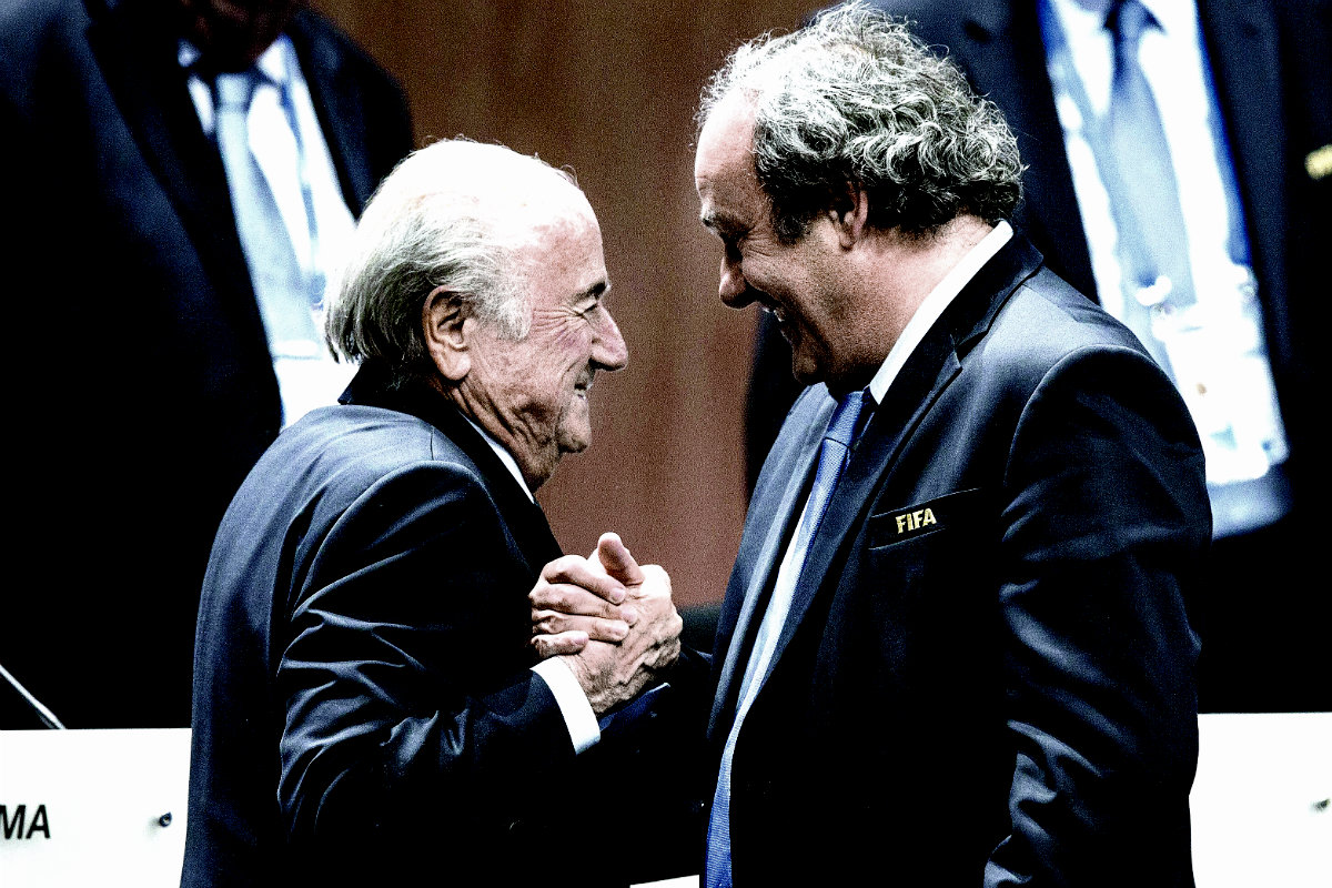 Blatter y Platini