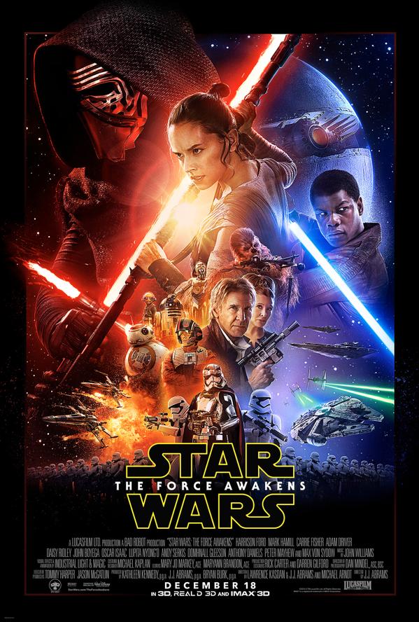 El póster oficial del episodio VII. 