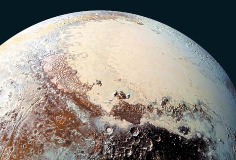 Imagen del planeta rojo.