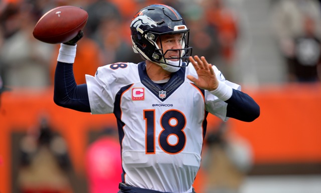 Peyton Manning, quarterback de los Broncos de Denver