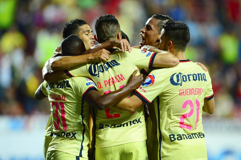 América celebra el triunfo ante Xolos 