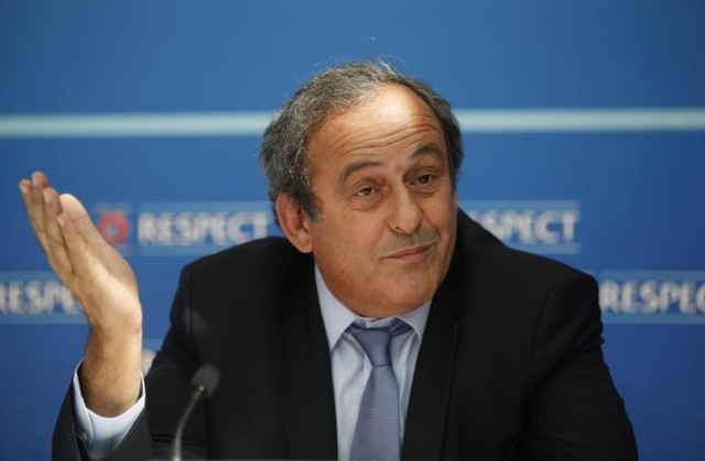  El presidente suspendido de la UEFA, Michel Platini