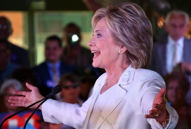 Hillary Clinton, durante un acto electoral en San Antonio, Texas, el pasado 15 de octubre