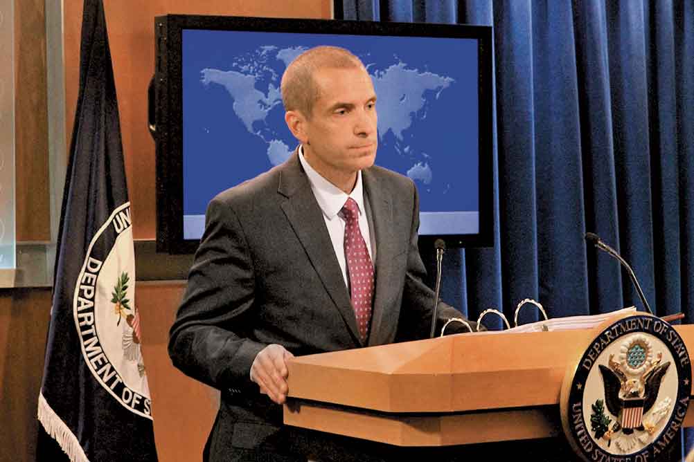 El vocero adjunto del Departamento de Estado, Mark Toner.