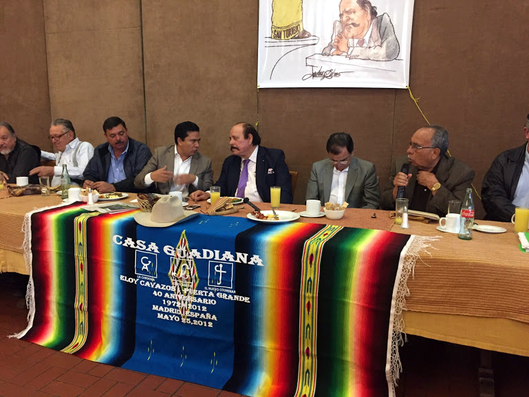 Empresarios taurinos en Saltillo encabezados por Armando Guadiana.