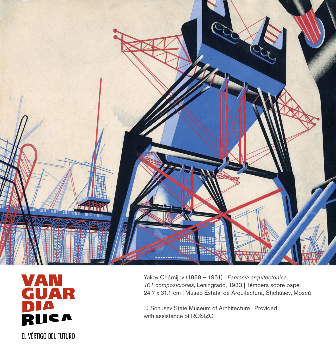 "Fantasía arquitectónica, 101 composiciones, Leningrado, 1933" de Yakov Chérnijov.