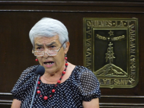 Georgina Flores empezó a estudiar a los 65 años años. 