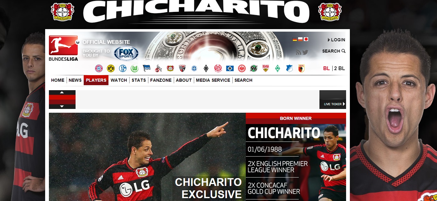 Así la sección sel Chicharito 