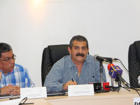 Director de la Copriscam, Santiago Rodríguez Adam, dijo que ya limpiaron la cisterna para que el agua pueda ser consumida por los alumnos y se prohibi