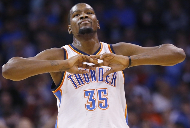 Kevin Durant, jugador del Oklahoma City Thunder