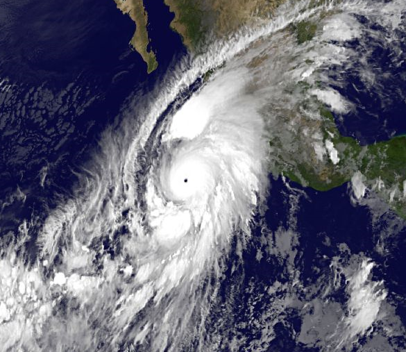 "Patricia" es considerado el huracán más intenso.