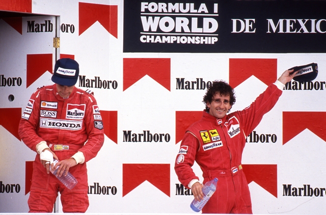 lain Prost y Nigel Mansell hicieron el 1-2 en 1990