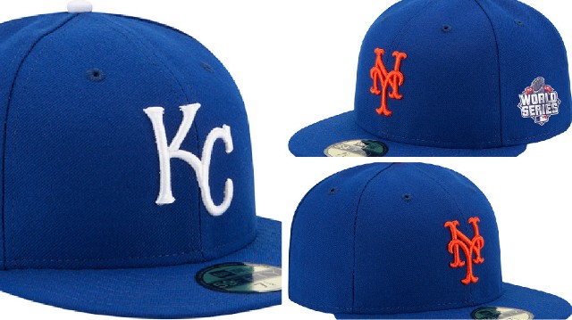 Los Royals y los Mets ya tienen listas sus 'caps' para la Serie Mundial
