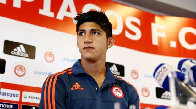 Alan Pulido, jugador de Olympiacos