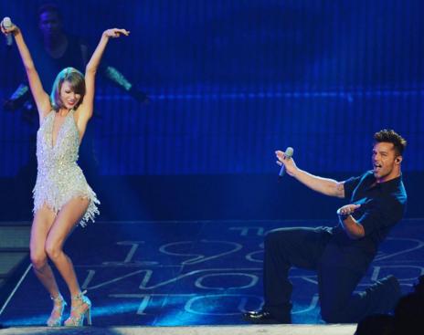 Swift y Ricky Martin encendieron los ánimos. 