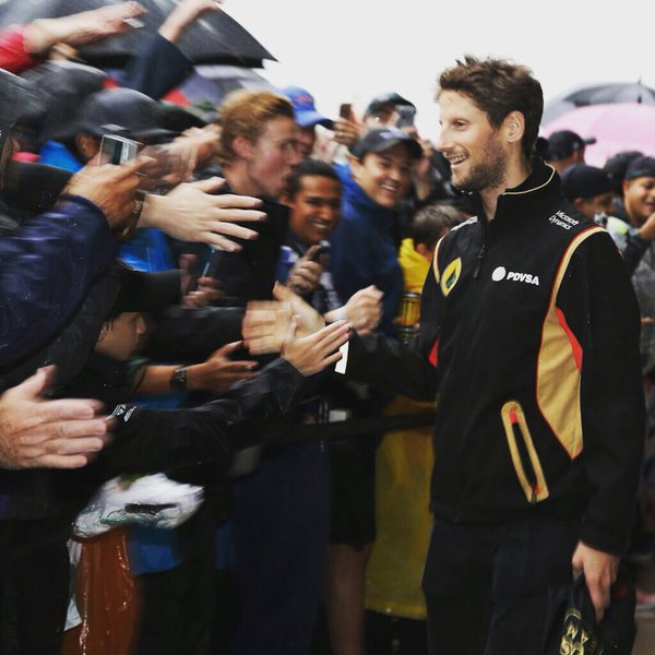 Romain Grosjean, piloto de la Fórmula 1 