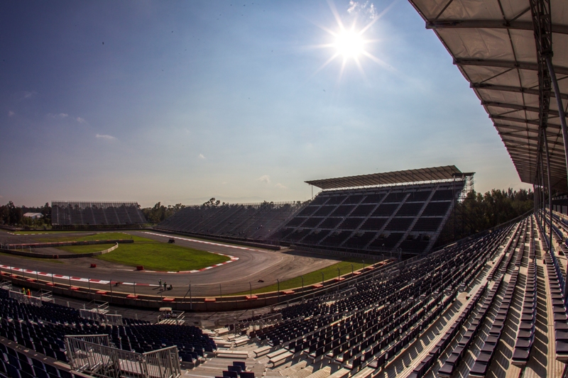 Vista del Autódromo Hermanos Rodríguez 