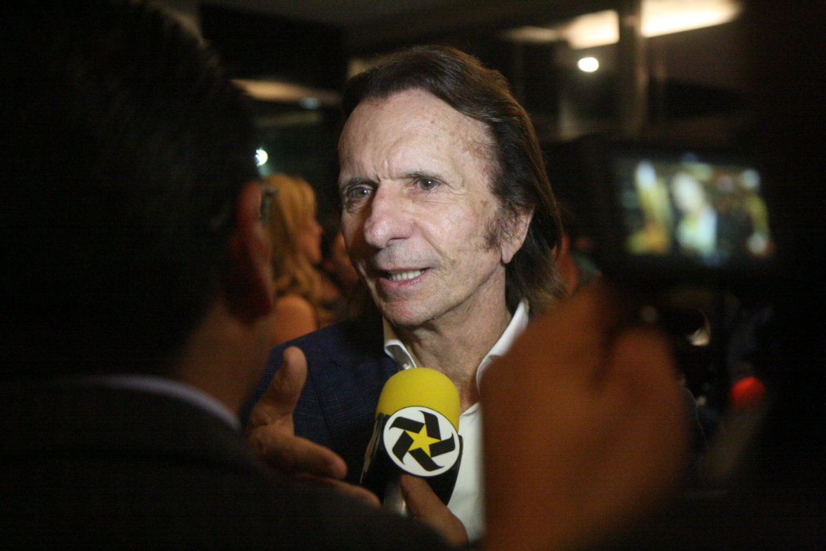Emerson Fittipaldi atendió a los medios