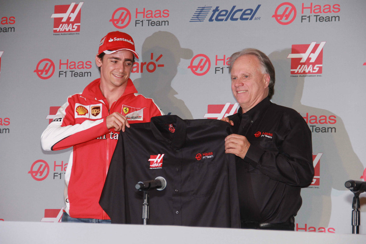Presentan a Esteban Gutiérrez como el nuevo piloto de la escudería Haas