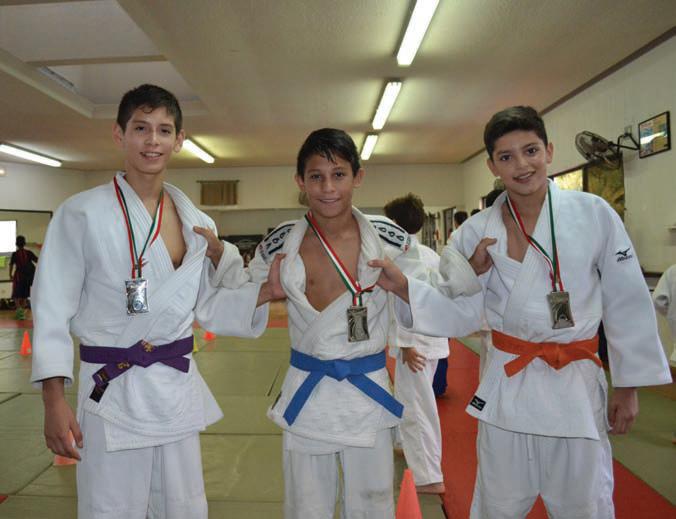 Deportistas de Judo.