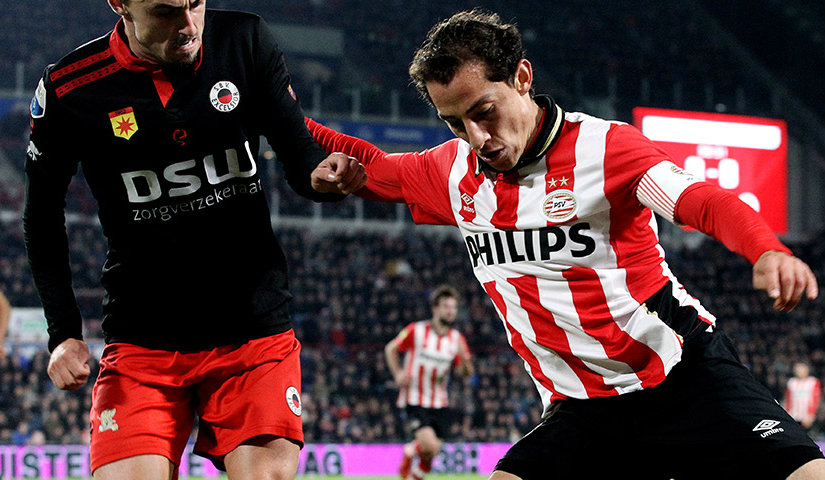 Guardado anotó en la victoria de 6-3 sobre el De Graafschap  