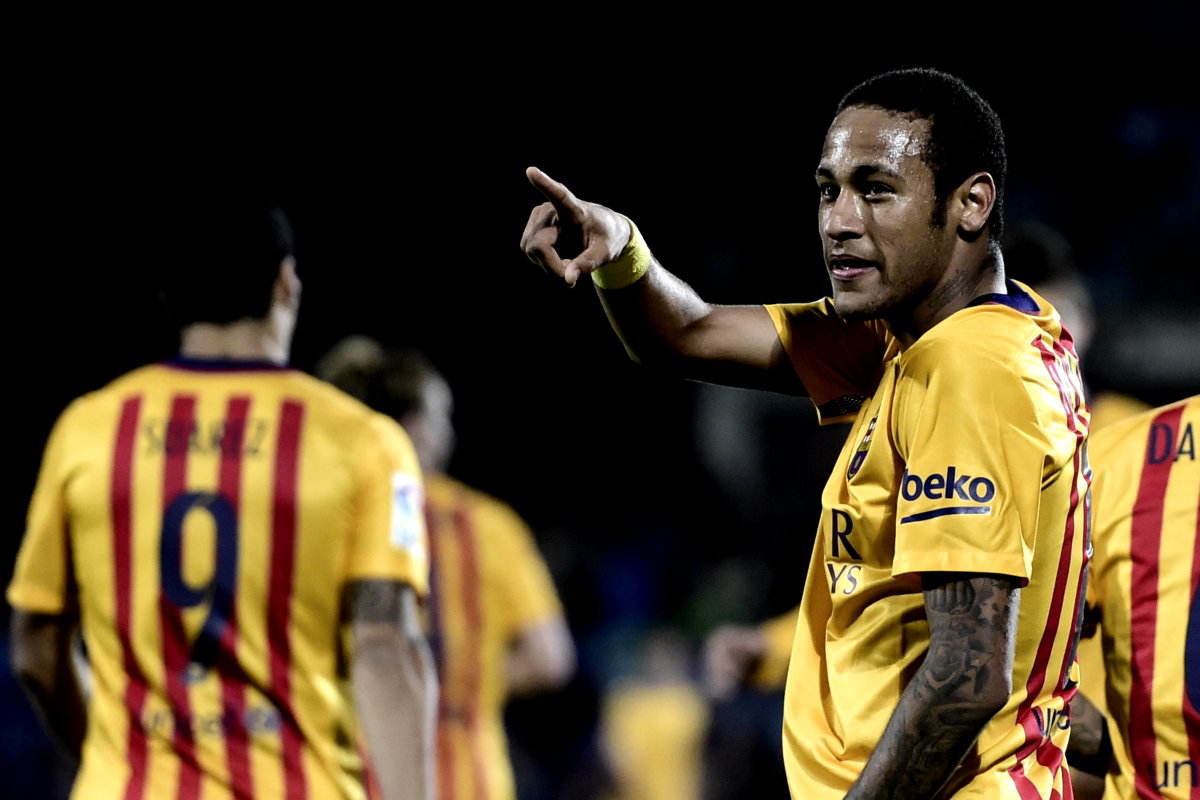 Neymar apareció ante Getafe 