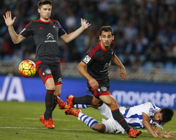 Vela no pudo convertir en la derrota de los 'Txuri Urdin' contra el Celta de Vigo 
