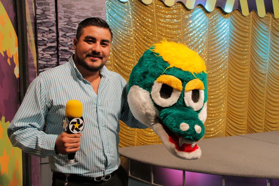 Julián Contreras, "El Coco", un cocodrilo que es muy tremendo.